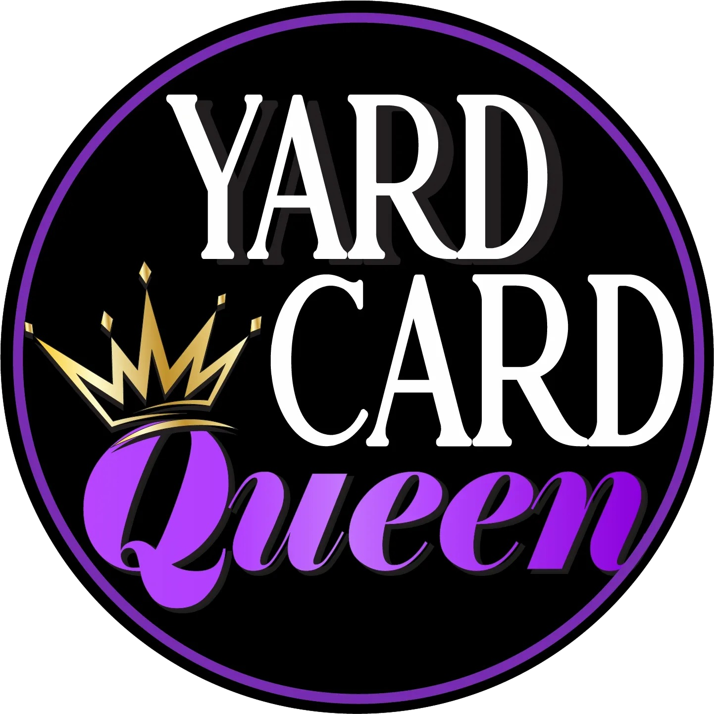 Yard Card Queen Sign Rental Company