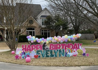 Yard Signs for Birthday Celebration
