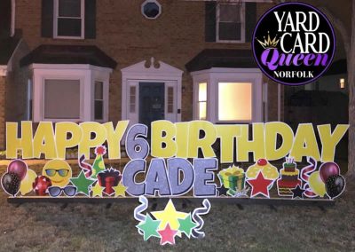 Happy Birthday Yard Signs Norfolk