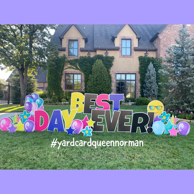 Birthday And Graduation Yard Signs Custom Signs Oklahoma City, OK