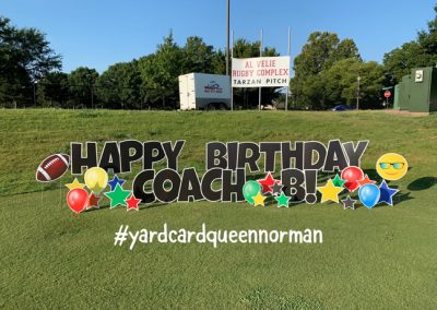 Happy Birthday Yard Sign Rental