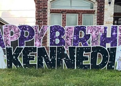 Birthday Yard Sign For Rent in Richmond,Texas