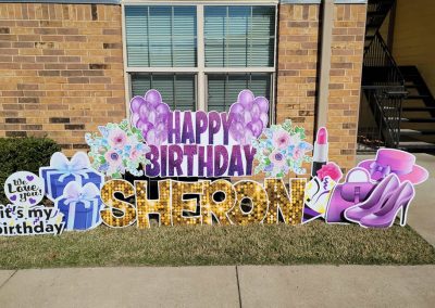 Birthday Yard Sign Rental in Tyler, Texas