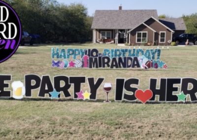 40th Birthday Yard Signs Near Me Mansfield, Texas