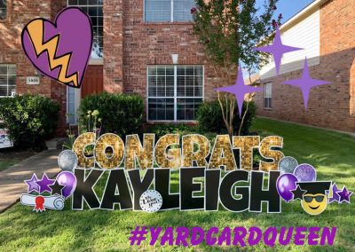 Congratulations Graduate Yard Sign Rental Converse Texas