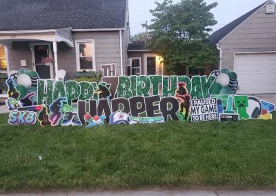 Big Happy Birthday Yard Sign Rental Harrisburg