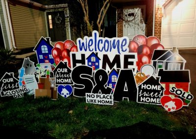 Welcome Home Large Sign Rental Harrisburg