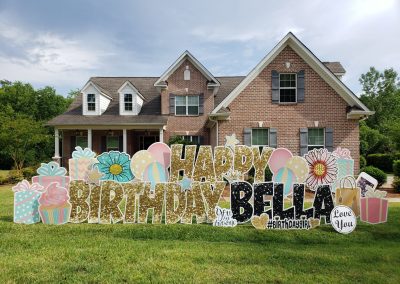 Best Happy Birthday Yard Sign Rental Lexington, South Carolina
