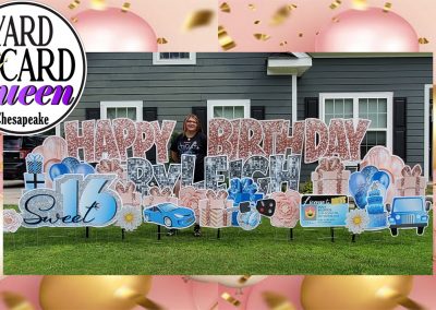 Happy Sweet 16 Birthday Yard Sign