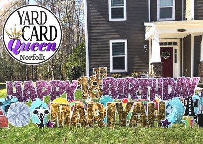 Birthday Celebration Sign Rental Norfolk, VA