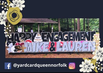 Happy Engagement Sign Rental Norfolk, VA