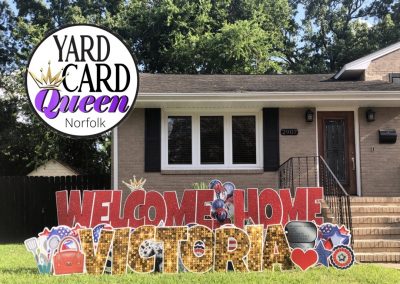 Welcome Home Yard Sign Rental Norfolk, VA