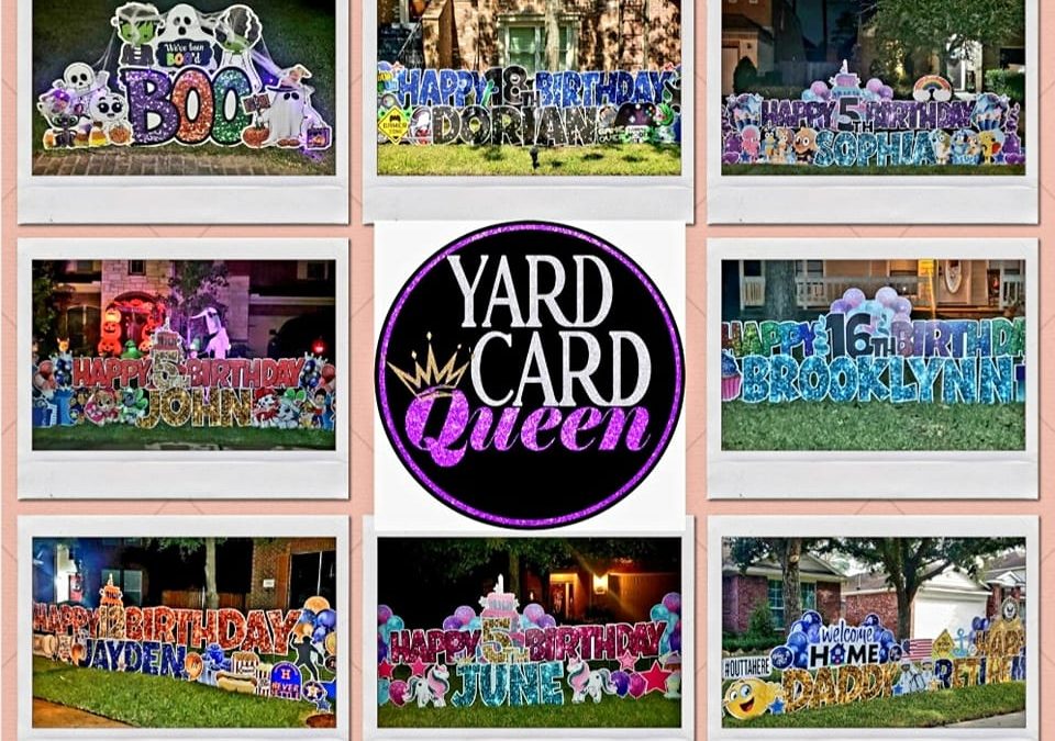 Meet Sarah Estes at Yard Card Queen The Woodlands Texas