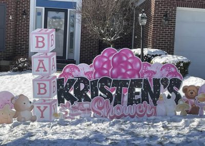 Baby Shower Yard Sign Rental McMurray PA