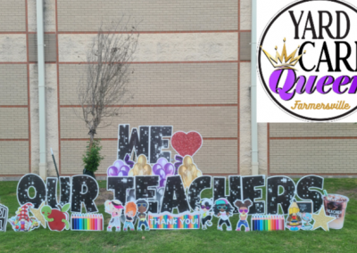 Celebrate Your Teacher With A Yard Sign Farmersville TX