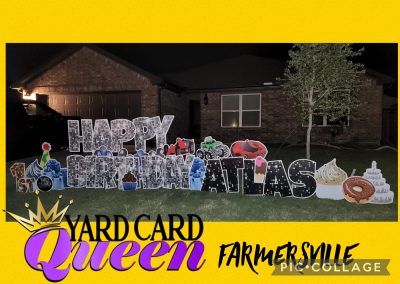 Happy 1st Birthday Yard Sign Rental Farmersville Texas