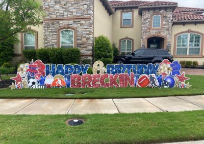 Birthday Celebration Yard Sign Rental Frisco TX