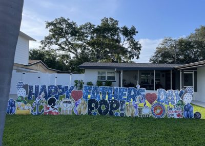 Happy Fathers Day Yard Sign Rental St. Petersburg, Florida