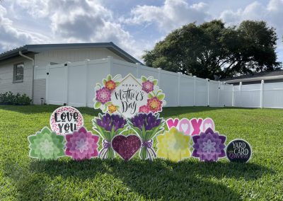 Happy Mothers Day Yard Sign Rental St. Petersburg, Florida