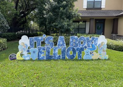 It's A Boy Yard Sign Rental St. Petersburg, FL