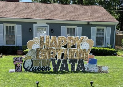 Big Lawn Sign Happy Birthday Rental Fort Washington Maryland