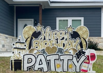 Celebrate Birthday Yard Sign Rental Converse Texas