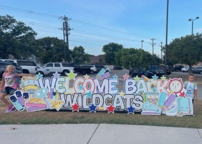 Welcome Back To School Big Lawn Sign