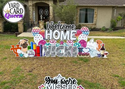 Welcome Home Yard Sign Rental Company Belton, TX