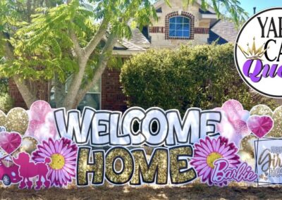 Welcome Home Yard Sign Rental San Antonio, TX
