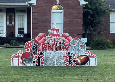 Yard Sign Rental Happy Birthday Athens Alabama