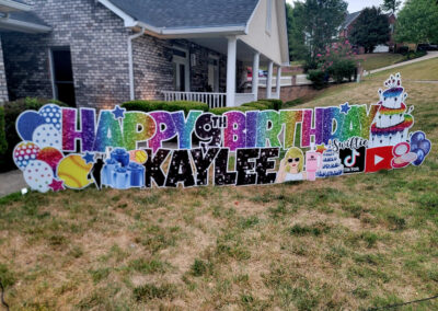 Big Happy Birthday Sign Rental Charleston, West Virginia