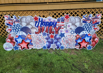 July 4th Yard Sign Rental Charleston, WV