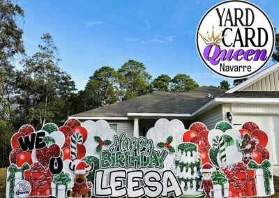 Big Happy Birthday Yard Sign Rental Navarre, FL