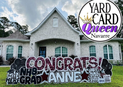 Congratulations Yard Sign Rental Navarre, FL