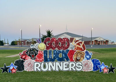 Good Luck Yard Sign Rental Moore OK