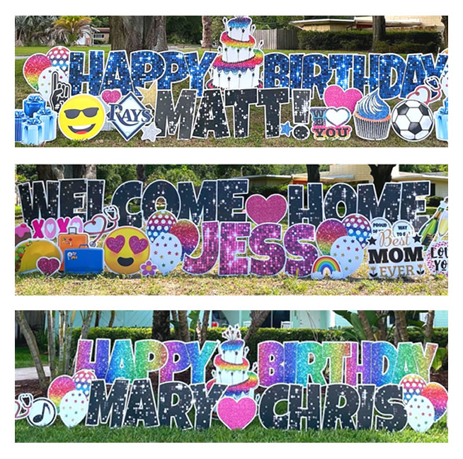 Big Yard Sign Rental Service Leesburg, FL