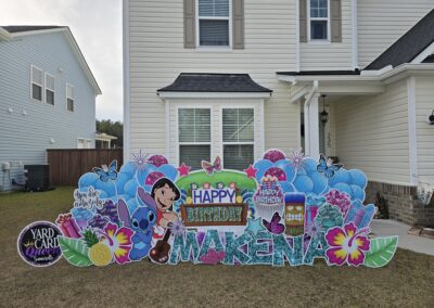 Big Yard Sign Rental Happy Birthday Summerville, SC
