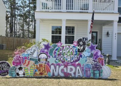 Large Happy Birthday Yard Sign Rental Summerville, SC