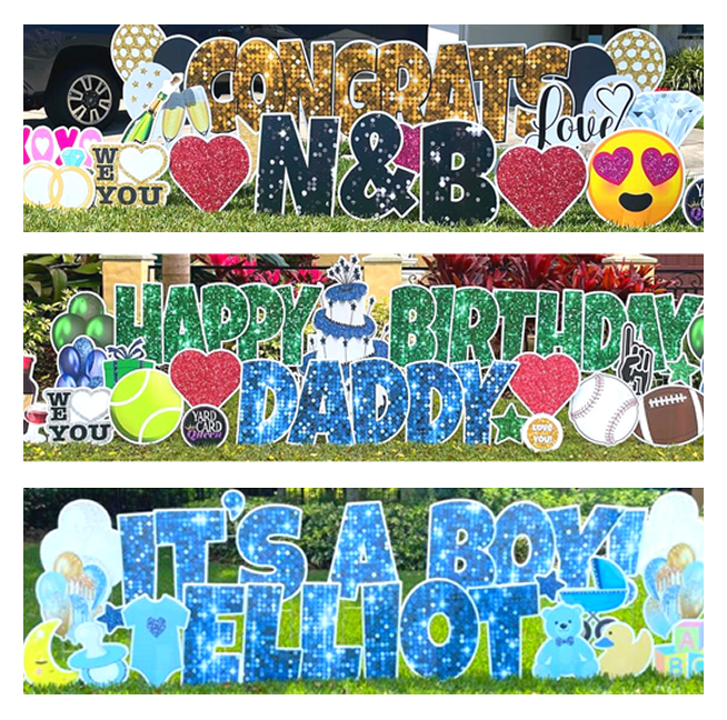 Big Yard Sign Rental Service Cedar Hill, TX