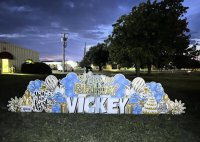 Big Birthday Yard Sign Rentals Belton, TX