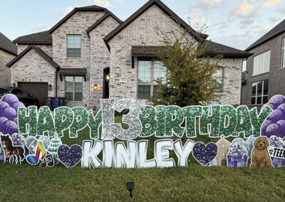 Birthday Celebration Yard Sign Rental Wylie