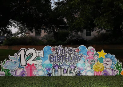 Birthday Yard Sign Rental Company Belton, TX