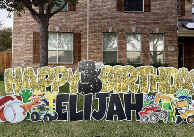 Fun Birthday Yard Sign Rental Wylie, TX