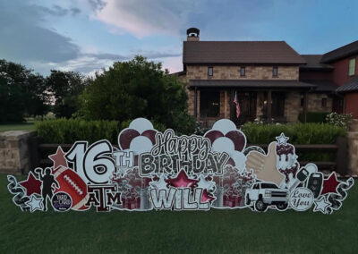 Rent A Fun Birthday Yard Sign Belton, TX