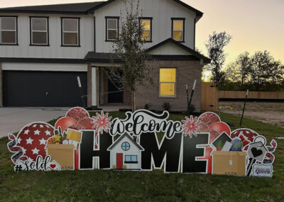 Welcome Home Yard Sign Rental Belton, TX