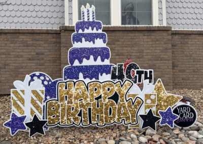 Castle Rock Colorado, Big Happy Birthday Sign Rental