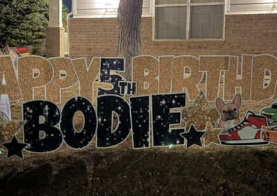 Yard Sign Rental Big Happy Birthday Sign Castle Rock