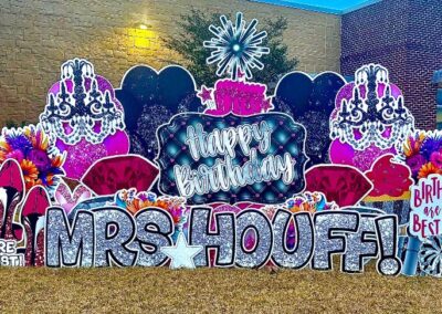 Assistant Principal Birthday Yard Sign McKinney