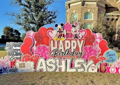 Disney Mom Birthday Sign McKinney