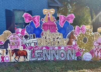 Big Happy Birthday Yard Sign